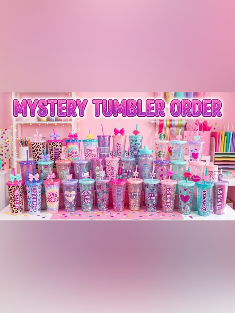 ✨ SHAKE IT UP! Mystery Snowglobe Tumbler Sale! ✨